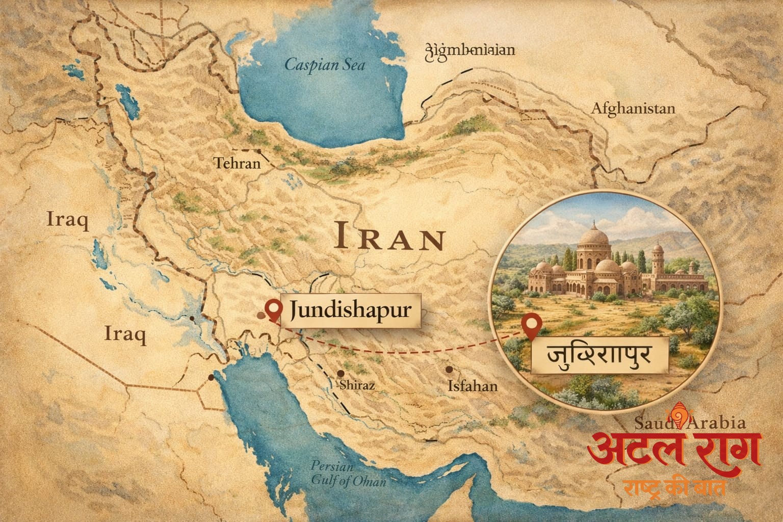 जुंदिशापुर और ईरान – अमेरिका / इजरायल युद्ध…!!