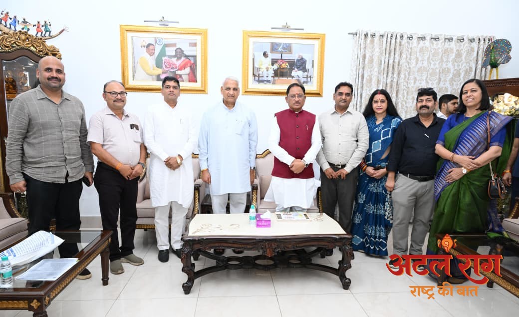 मुख्यमंत्री विष्णुदेव साय से लघु उद्योग भारती के प्रतिनिधिमंडल ने की सौजन्य मुलाकात: 14वें इंडिया इंडस्ट्रियल फेयर की तैयारियों पर हुई चर्चा