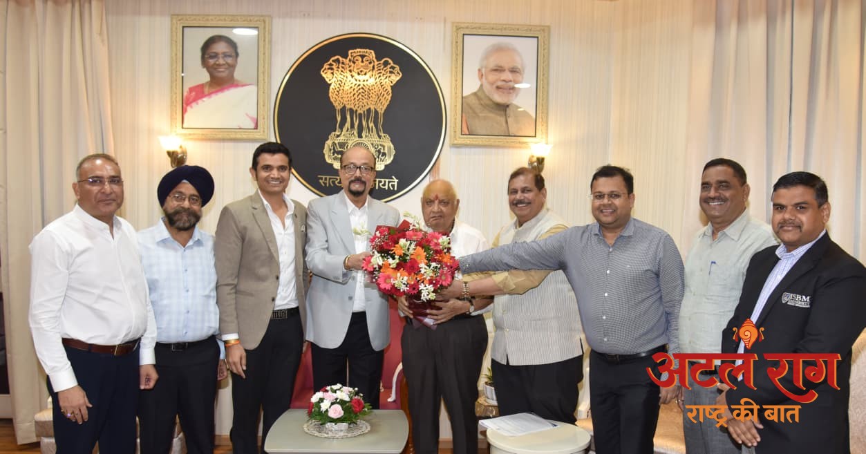 राज्यपाल डेका से निजी विश्वविद्यालयों के पदाधिकारियों ने की भेंट