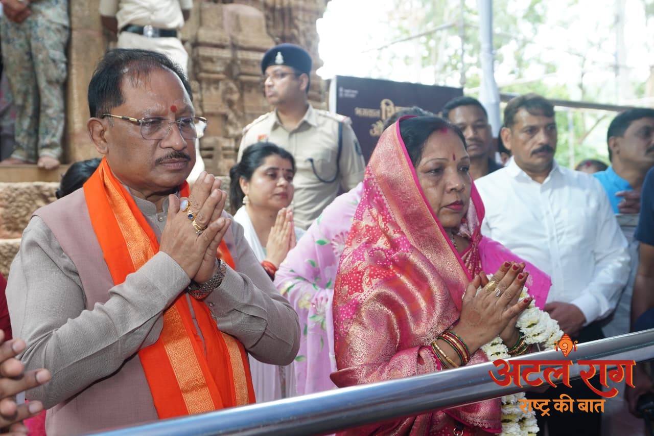 मुख्यमंत्री विष्णुदेव साय ने भोरमदेव धाम में की पूजा-अर्चना, प्रदेश की सुख-समृद्धि के लिए की मंगलकामना