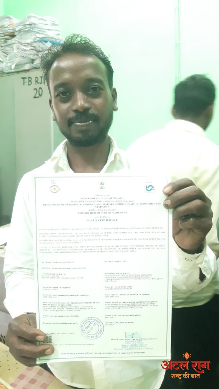 सीएम हेल्पलाइन से मिला त्वरित समाधान: छात्रा का डिजिटल जन्म प्रमाण पत्र हुआ जारी