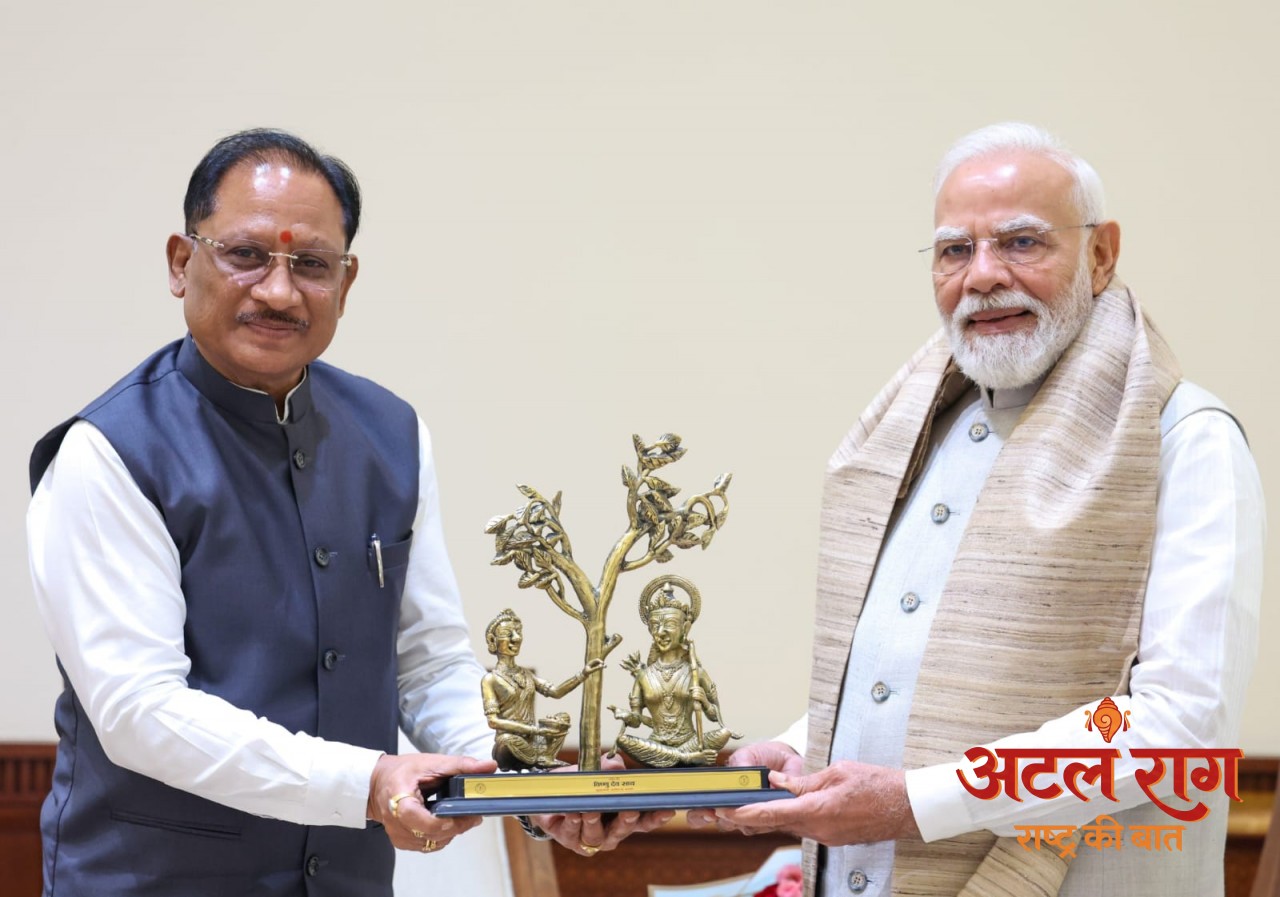प्रधानमंत्री नरेंद्र मोदी से मुख्यमंत्री विष्णु देव साय ने की भेंट, छत्तीसगढ़ के विकास और ‘बस्तर विजन’ पर हुई विस्तृत चर्चा