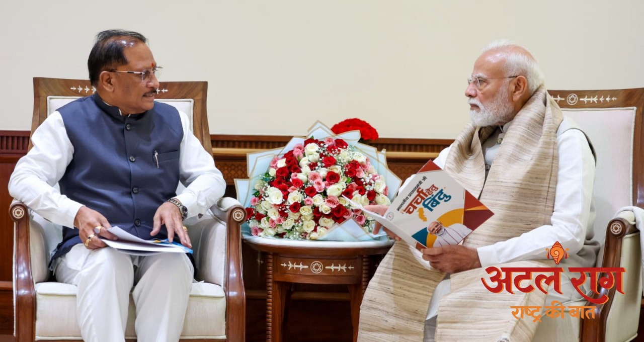 प्रधानमंत्री नरेंद्र मोदी से मुख्यमंत्री विष्णु देव साय ने की भेंट, छत्तीसगढ़ के विकास और ‘बस्तर विजन’ पर हुई विस्तृत चर्चा