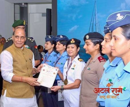 समुद्र प्रदक्षिणा तीनों सेनाओं की एकता और नारी शक्ति का प्रमाण