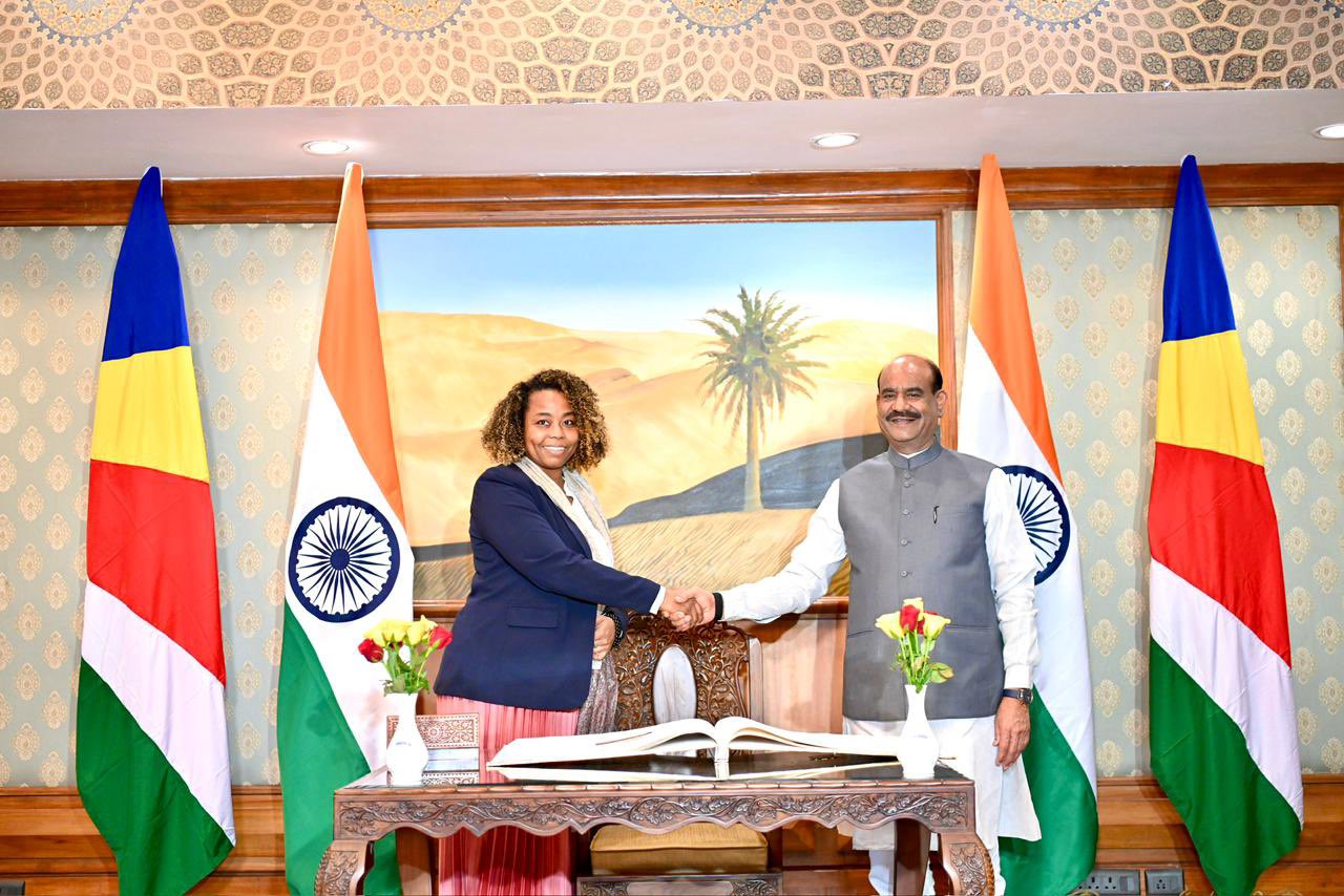भारत-सेशेल्स संबंधों को नई गति, संसदीय सहयोग और सांस्कृतिक जुड़ाव बढ़ाने पर जोर