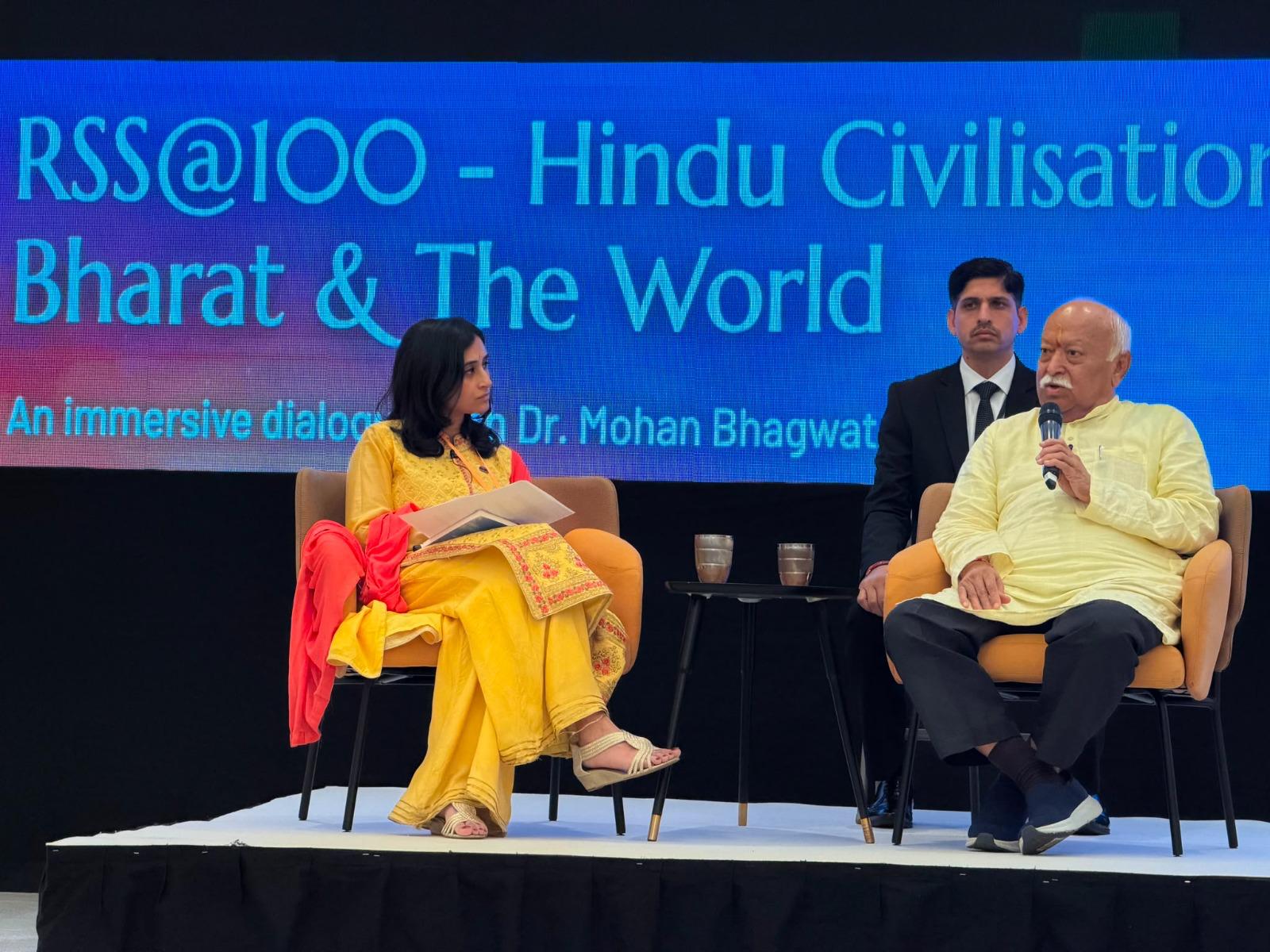स्वयंसेवक मानव जीवन के लगभग प्रत्येक क्षेत्र में सक्रिय हैं : डॉ मोहन भागवत