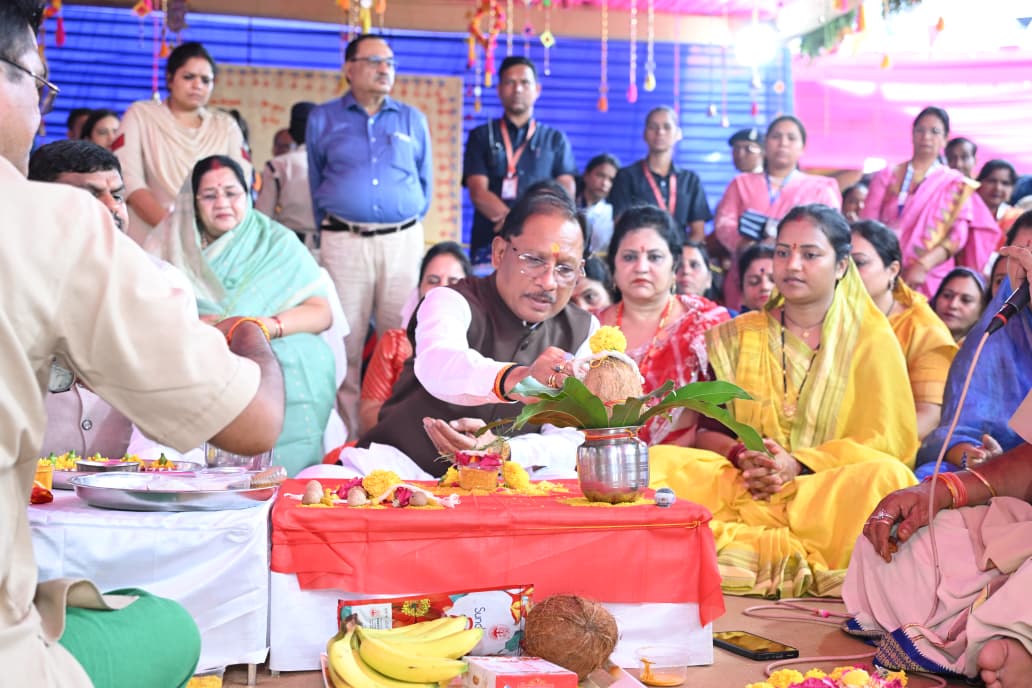 ‘विष्णु भैया’ का घर बना बहनों का मायका, तीजा-पोरा में रंगा मुख्यमंत्री निवास