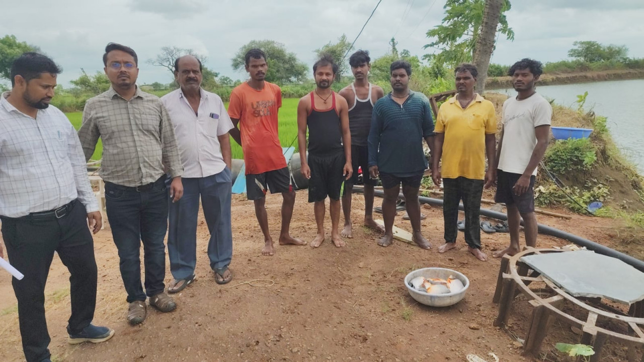 सेवा संकल्प अभियान : प्रधानमंत्री मत्स्य संपदा योजना से 150 मत्स्य पालकों ने बदली अपनी किस्मत। 