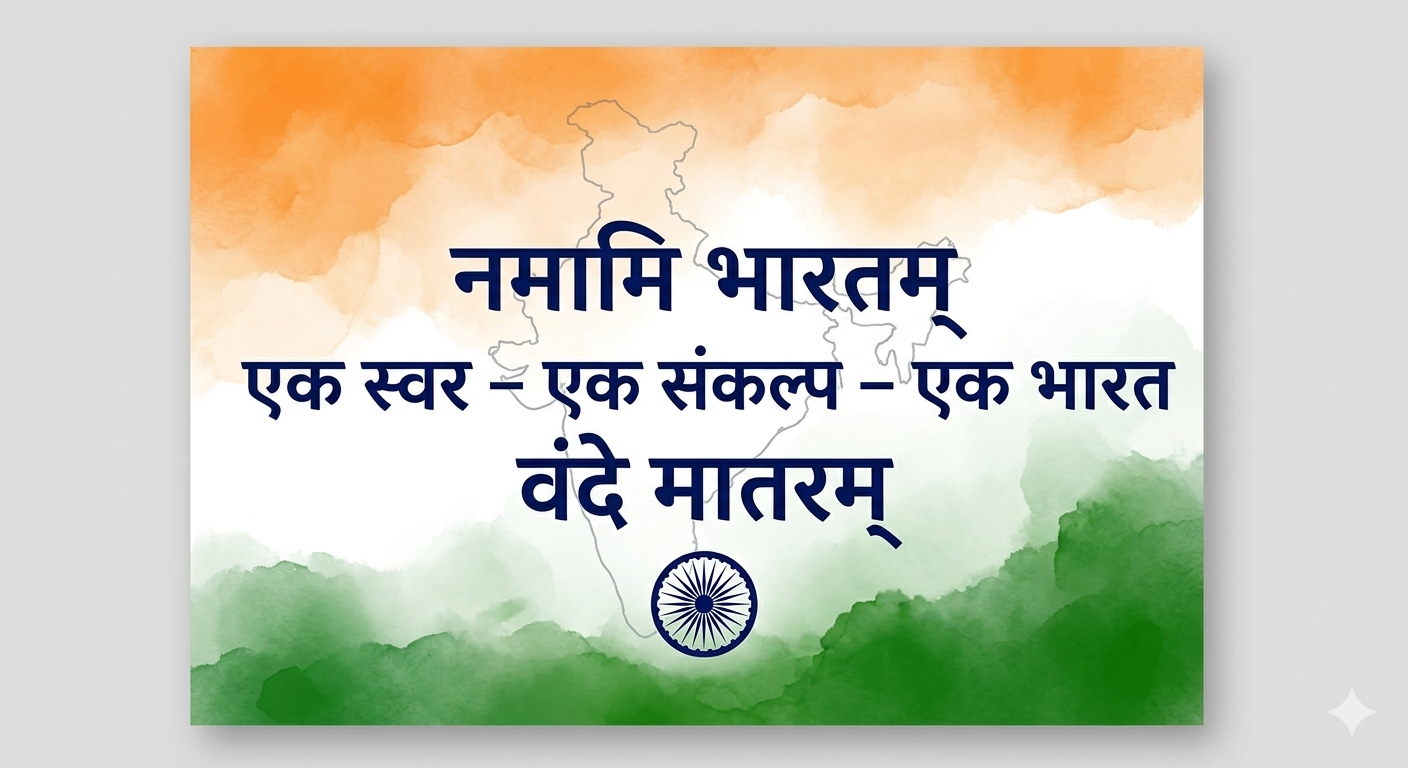 ‘नमामि भारतम्’ – वन्दे मातरम् के 150वें वर्ष के उपलक्ष्य में देशभर में गूँजेगा राष्ट्र स्वर