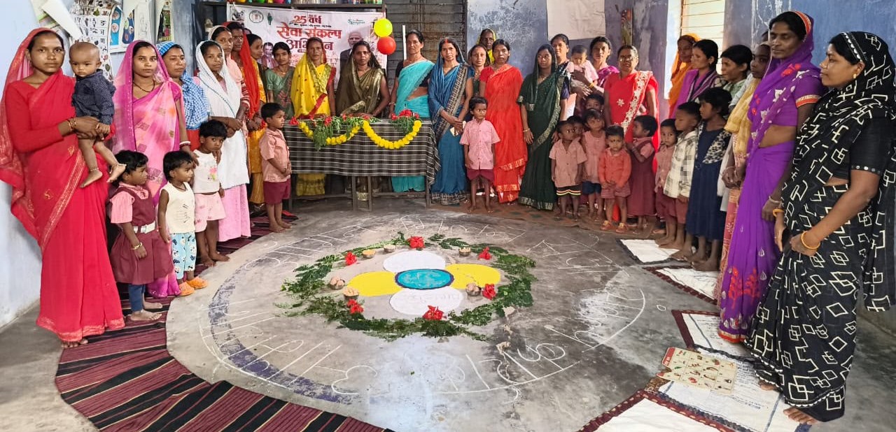 आंगन मिलन सेवा ने परिवारों को पोषण से जोड़ा , पौष्टिक थाली से स्वस्थ बचपन का संदेश