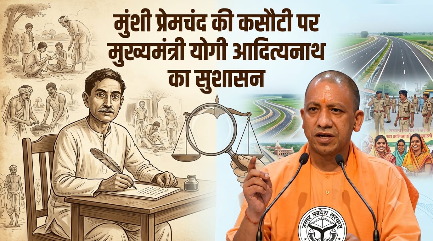 मुंशी प्रेमचंद की कसौटी पर मुख्यमंत्री योगी आदित्यनाथ का सुशासन