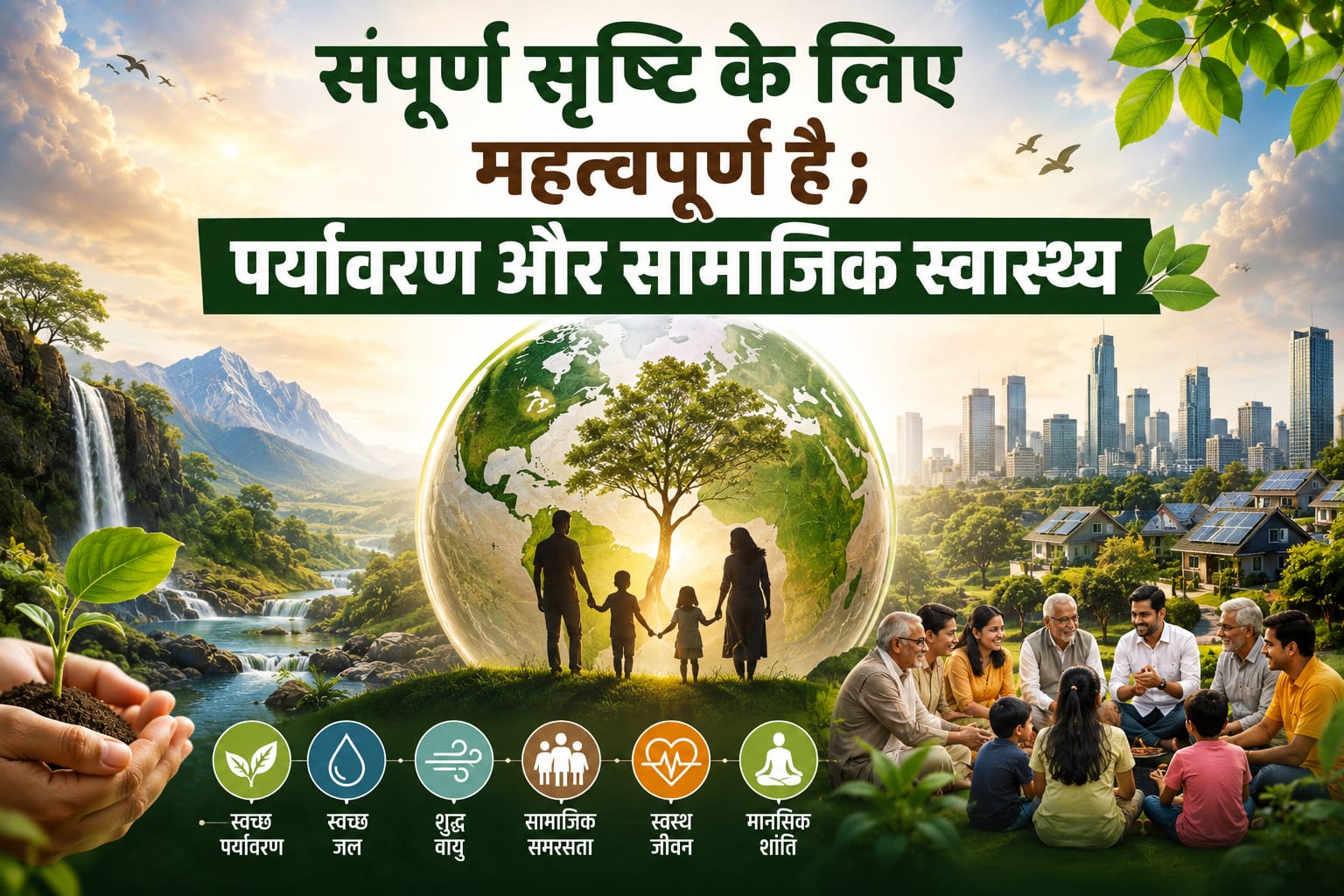 संपूर्ण सृष्टि के लिए महत्वपूर्ण है ; पर्यावरण और सामाजिक स्वास्थ्य