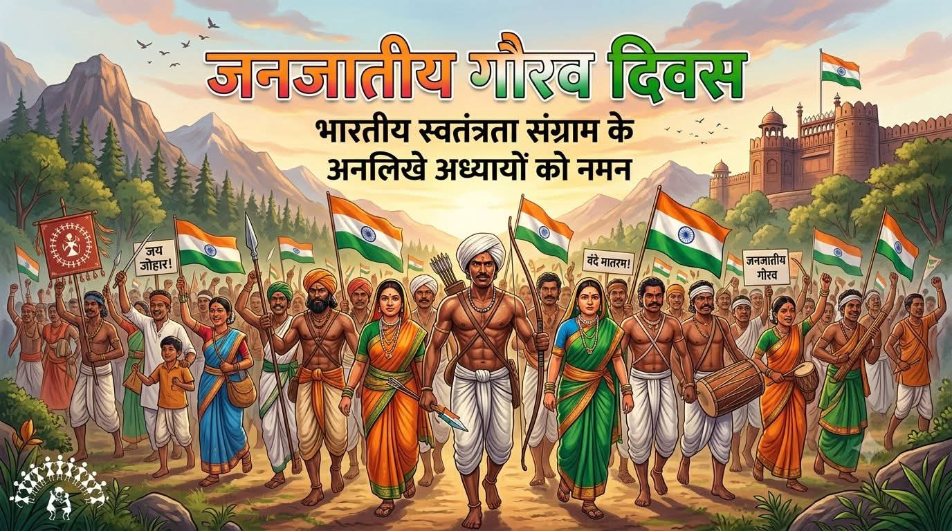 जनजातीय गौरव दिवस: भारतीय स्वतंत्रता संग्राम के अनलिखे अध्यायों को नमन