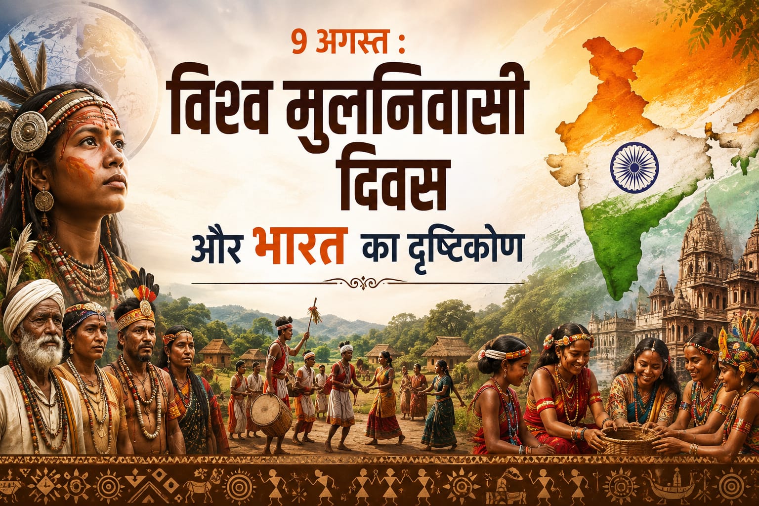 9 अगस्त : विश्व मूलनिवासी दिवस और भारत का दृष्टिकोण