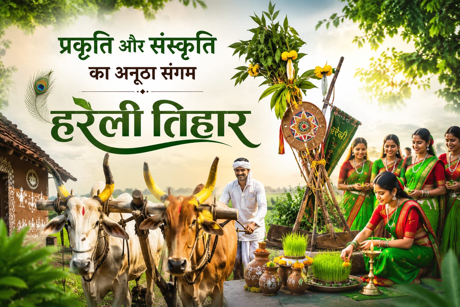 प्रकृति और संस्कृति का अनूठा संगम हरेली तिहार