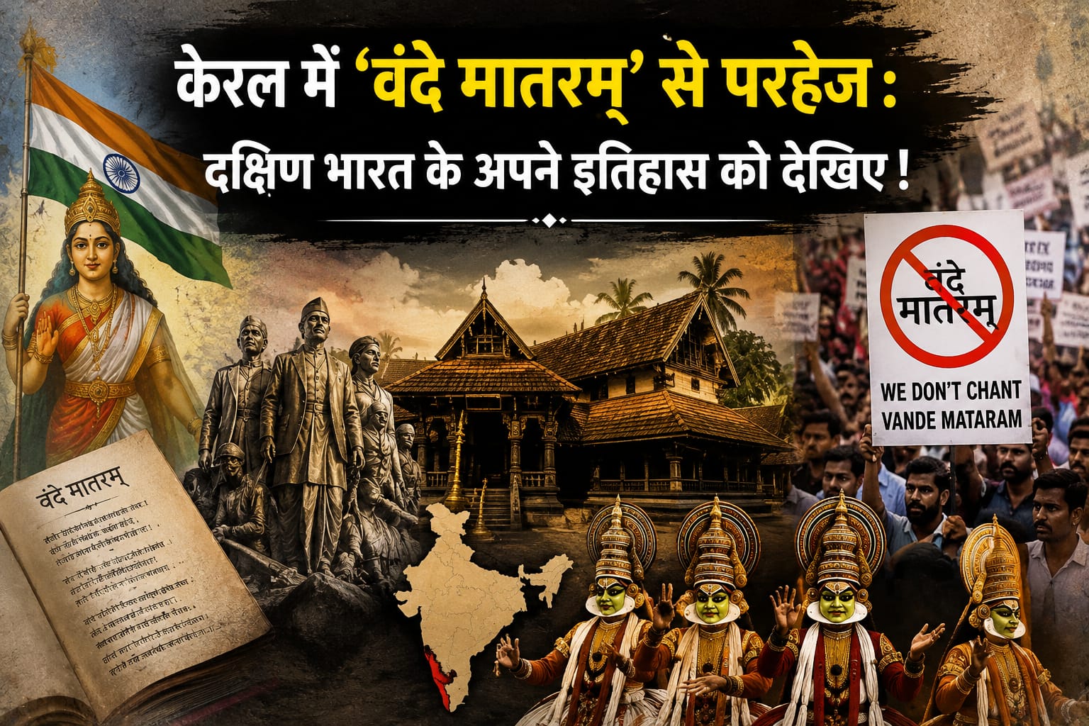 केरल में ‘वंदे मातरम्’ से परहेज : दक्षिण भारत के अपने इतिहास को देखिए ! 