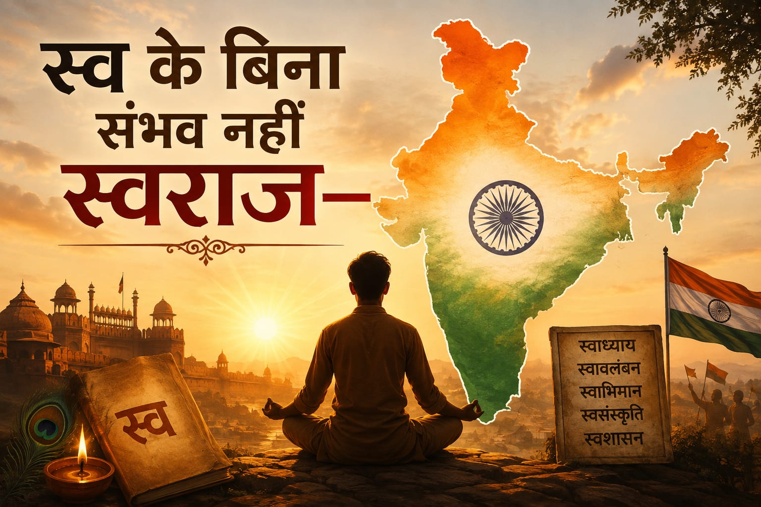 स्व के बिना संभव नहीं स्वराज 