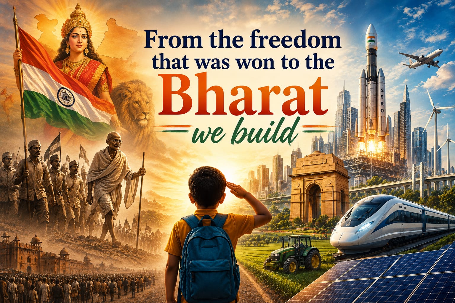 From the freedom that was won to the Bharat we build
