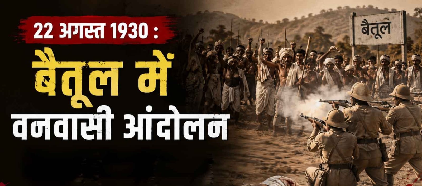 22 अगस्त 1930 : बैतूल में वनवासी आंदोलन :बलिदानियों के नाम तक नहीं