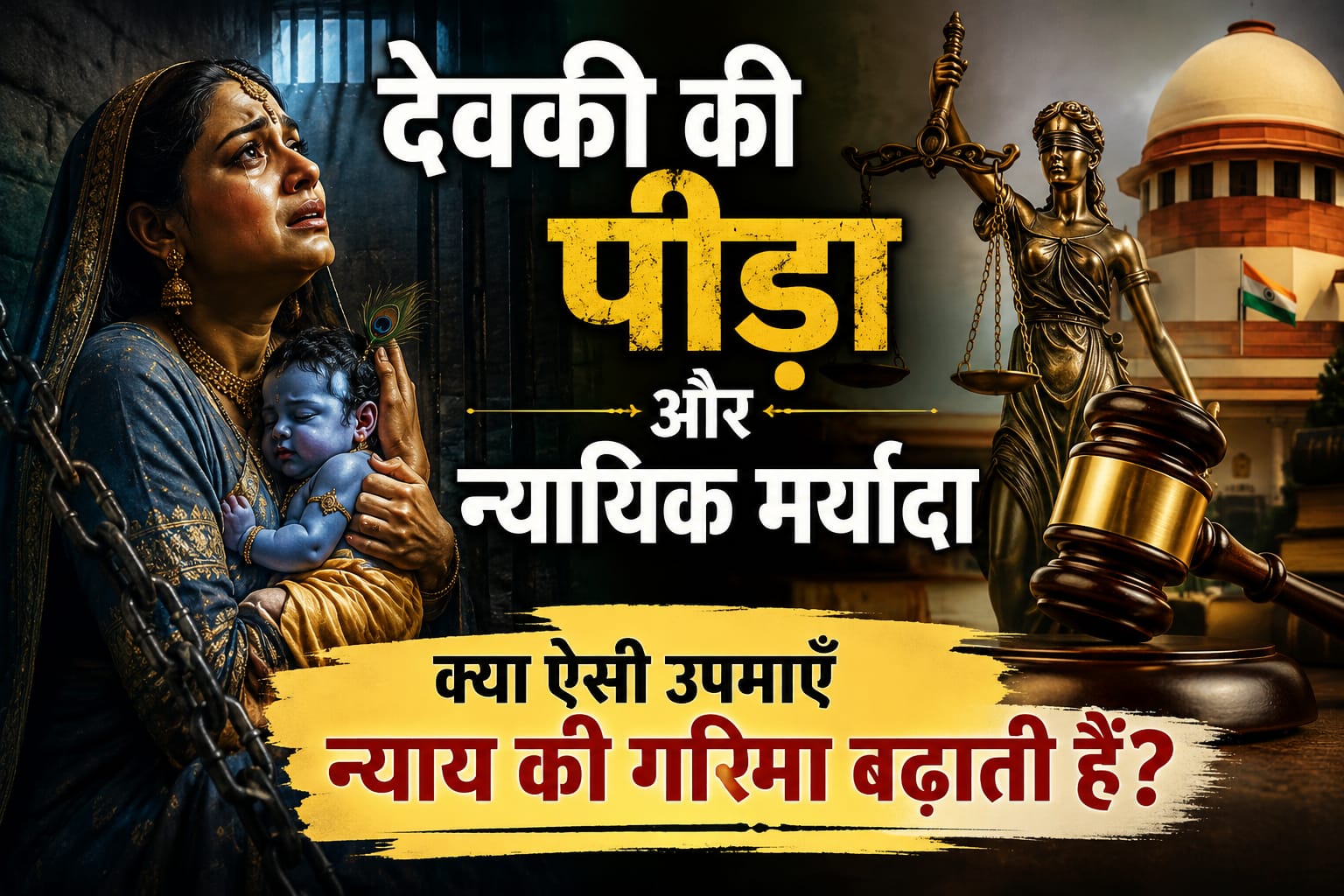 देवकी की पीड़ा और न्यायिक मर्यादा : क्या ऐसी उपमाएँ न्याय की गरिमा बढ़ाती हैं?
