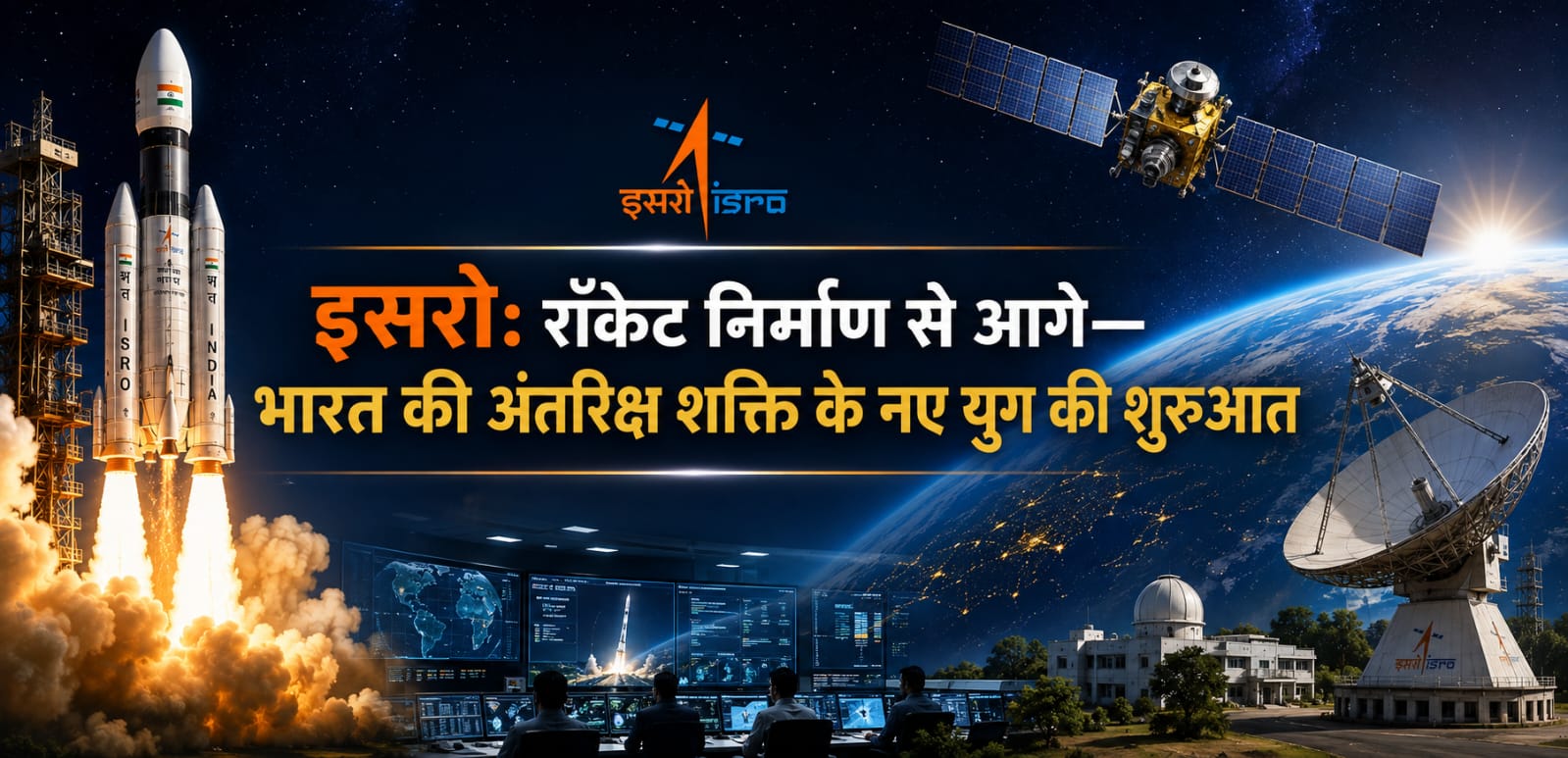 इसरो :  रॉकेट निर्माण से आगे—भारत की अंतरिक्ष शक्ति के नए युग की शुरुआत 