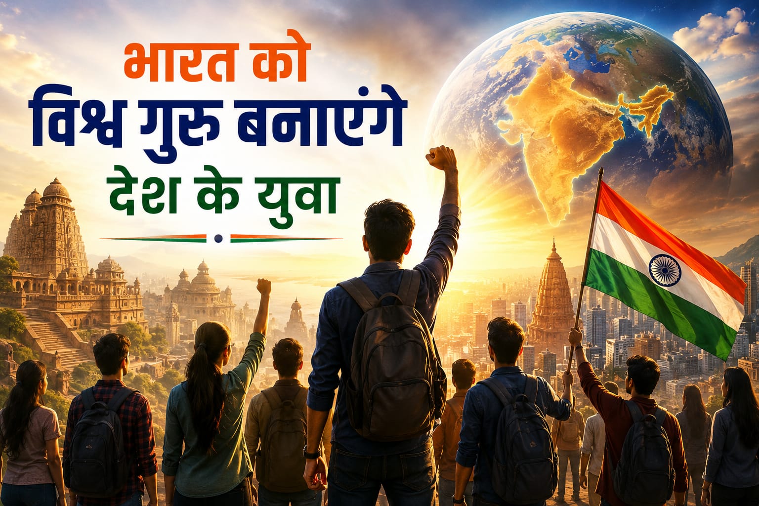 भारत को विश्व गुरु बनाएंगे देश के युवा
