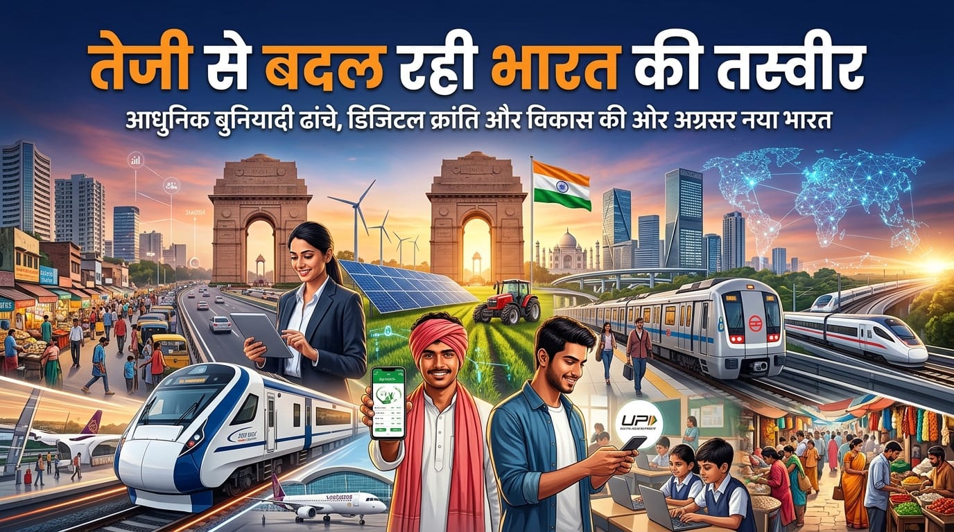 तेजी से बदल रही है भारत की तस्वीर