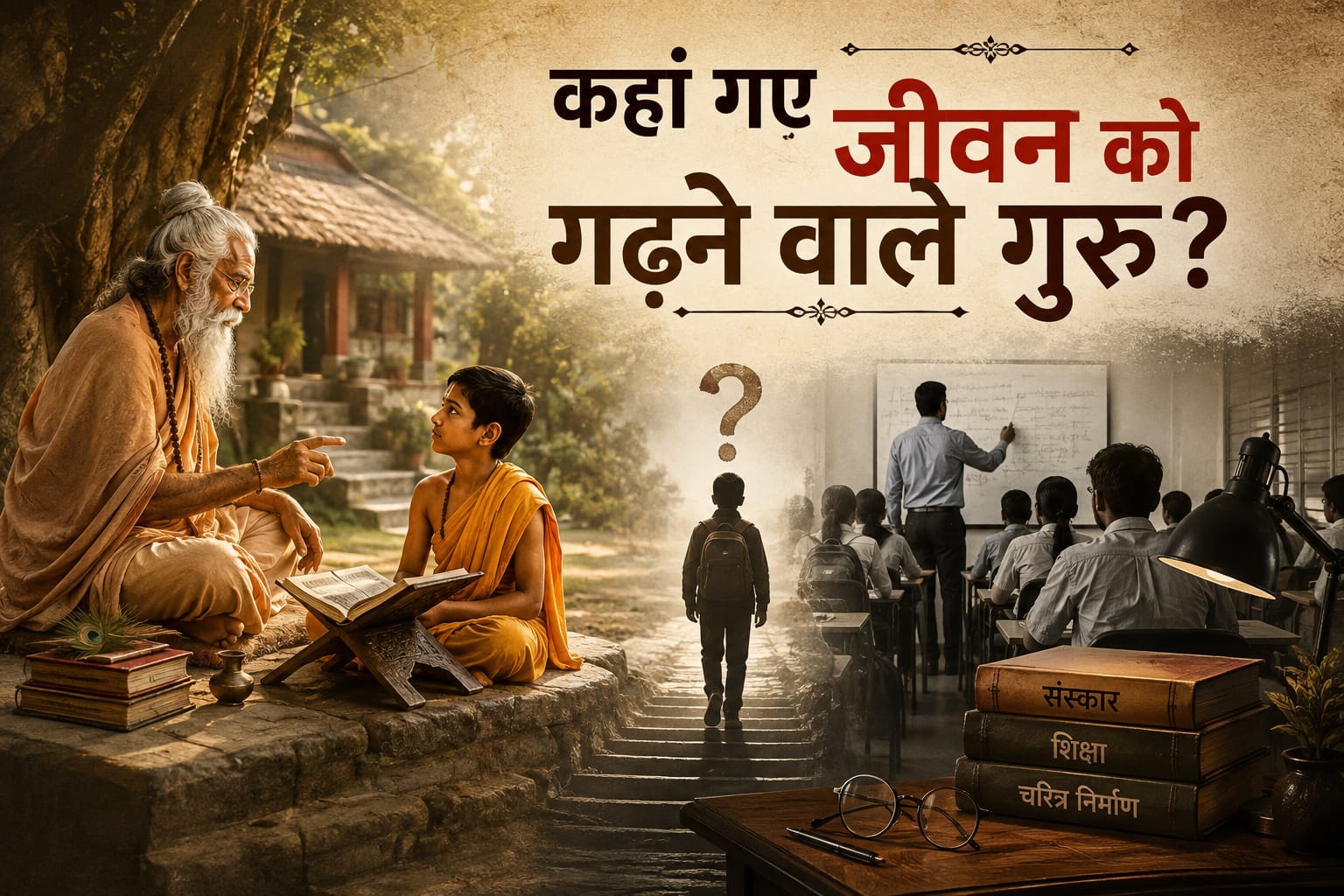 कहाँ गए जीवन को गढ़ने वाले गुरु?