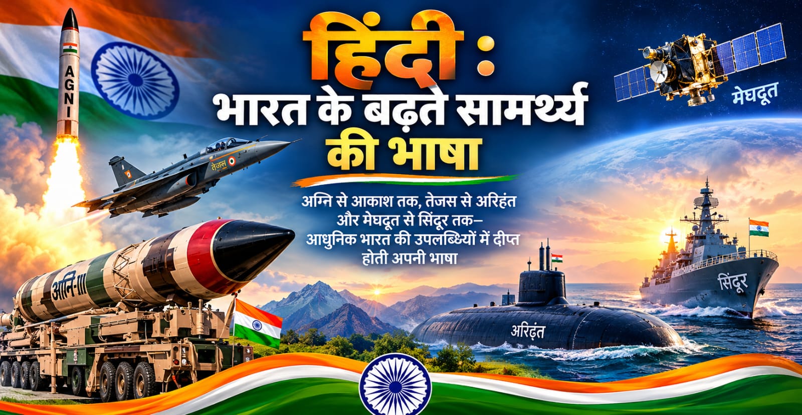 हिंदी : भारत के बढ़ते सामर्थ्य की भाषा