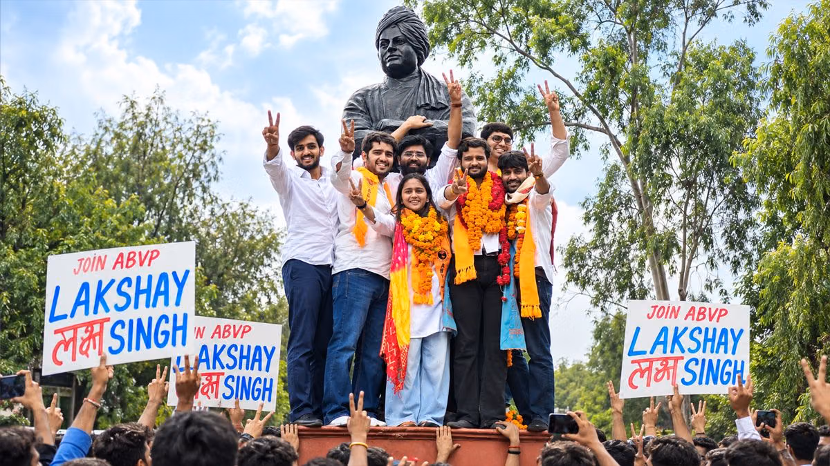 DUSU में अभाविप की विजय : छात्रशक्ति के राष्ट्रभावी संकल्प की अभिव्यक्ति
