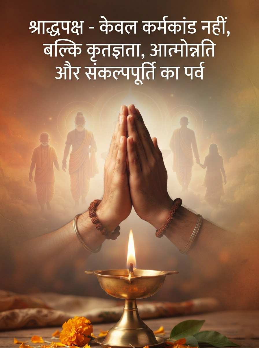 श्राद्ध – केवल एक कर्मकांड नहीं; कृतज्ञता, आत्मोन्नति और संकल्पपूर्ति का पर्व