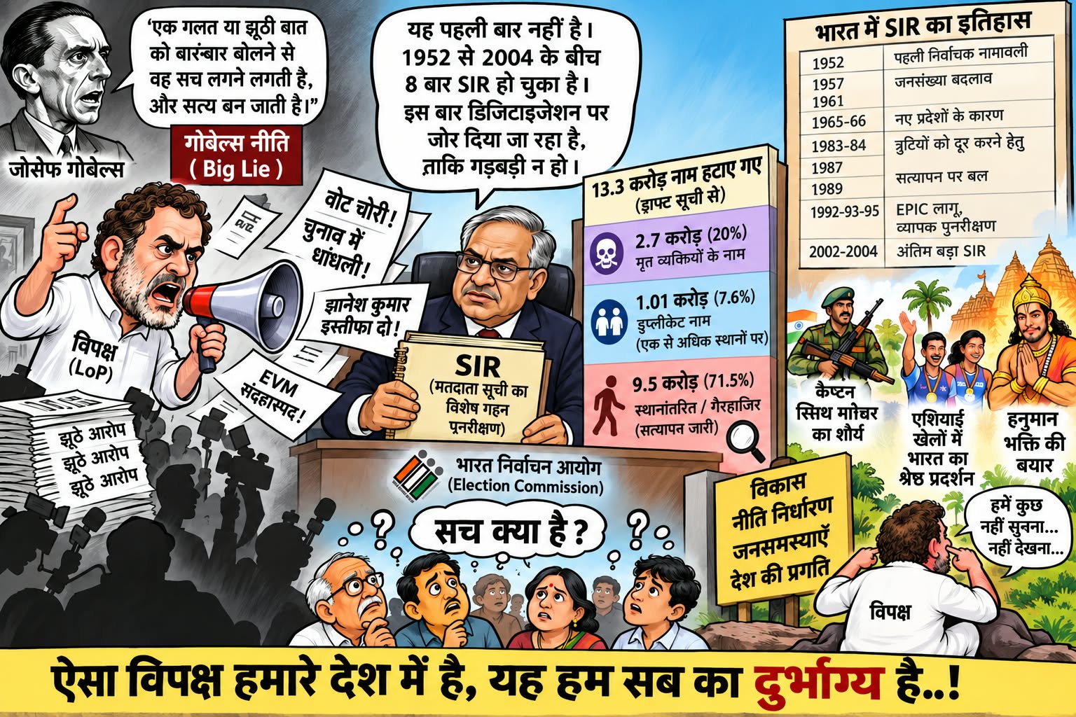 ‘गोबेल्स नीति’ या ‘बिग लाई’..!